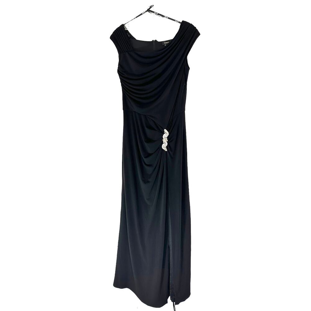 Tadashi Shoji Dress‎ Black Sleeveless Mother of the Bride Formal Evening Medium